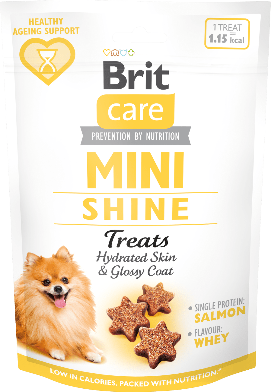 Pochoutka Brit Care Dog Mini treats Shine 50 g