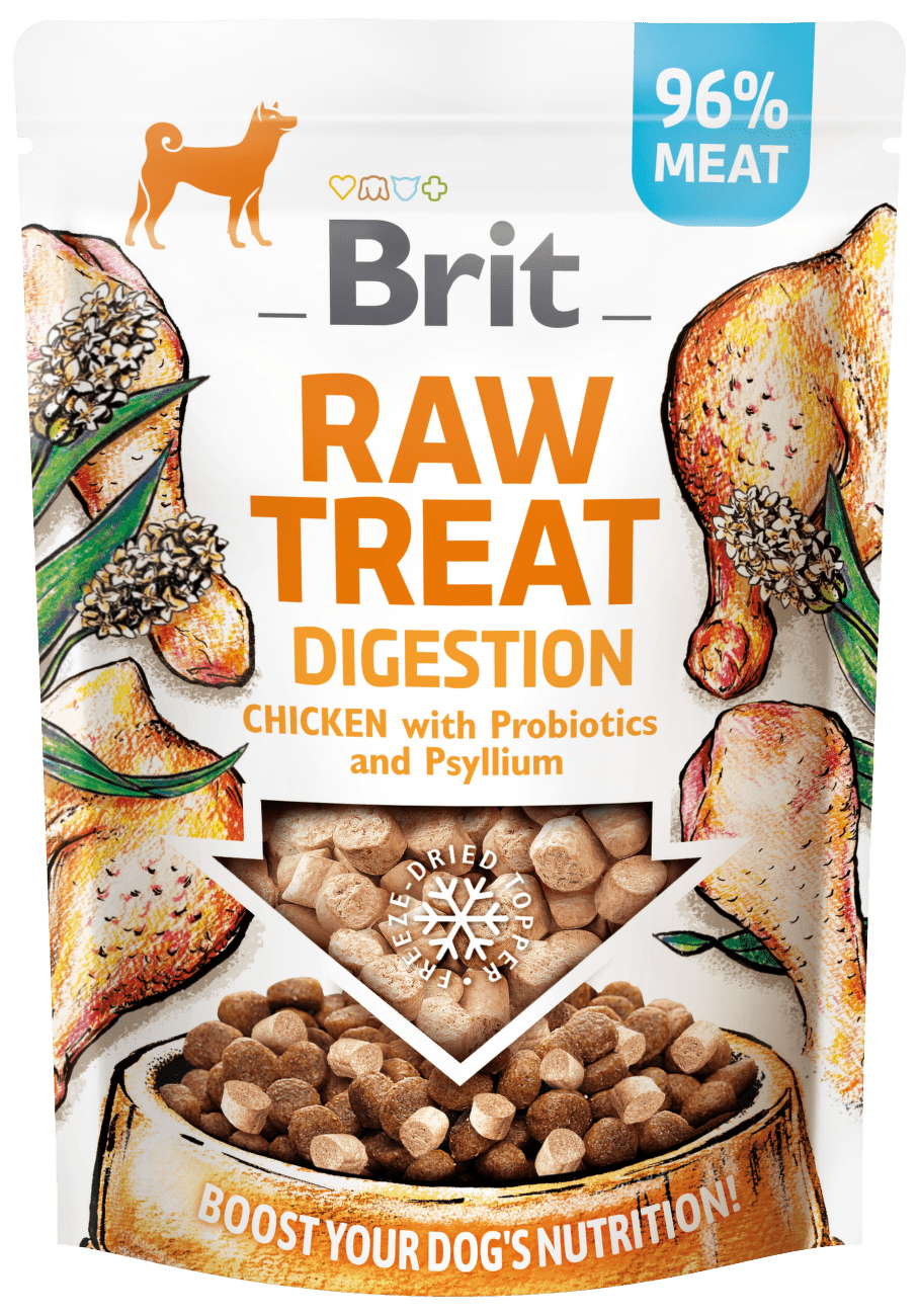 Pochoutka Brit Raw Treat Digestion kuře 40g