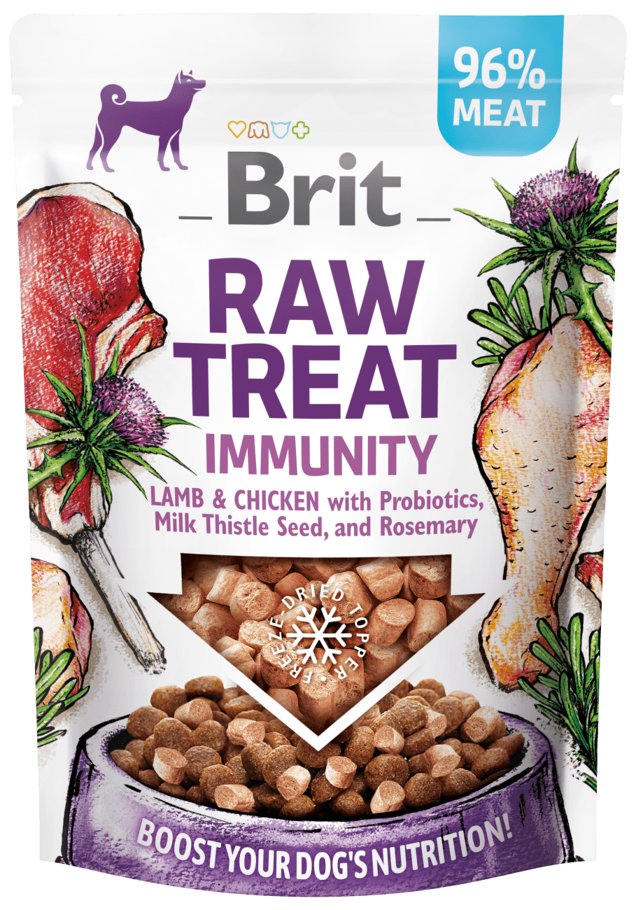 Pochoutka Brit Raw Treat Immunity kuře a jehně 40g