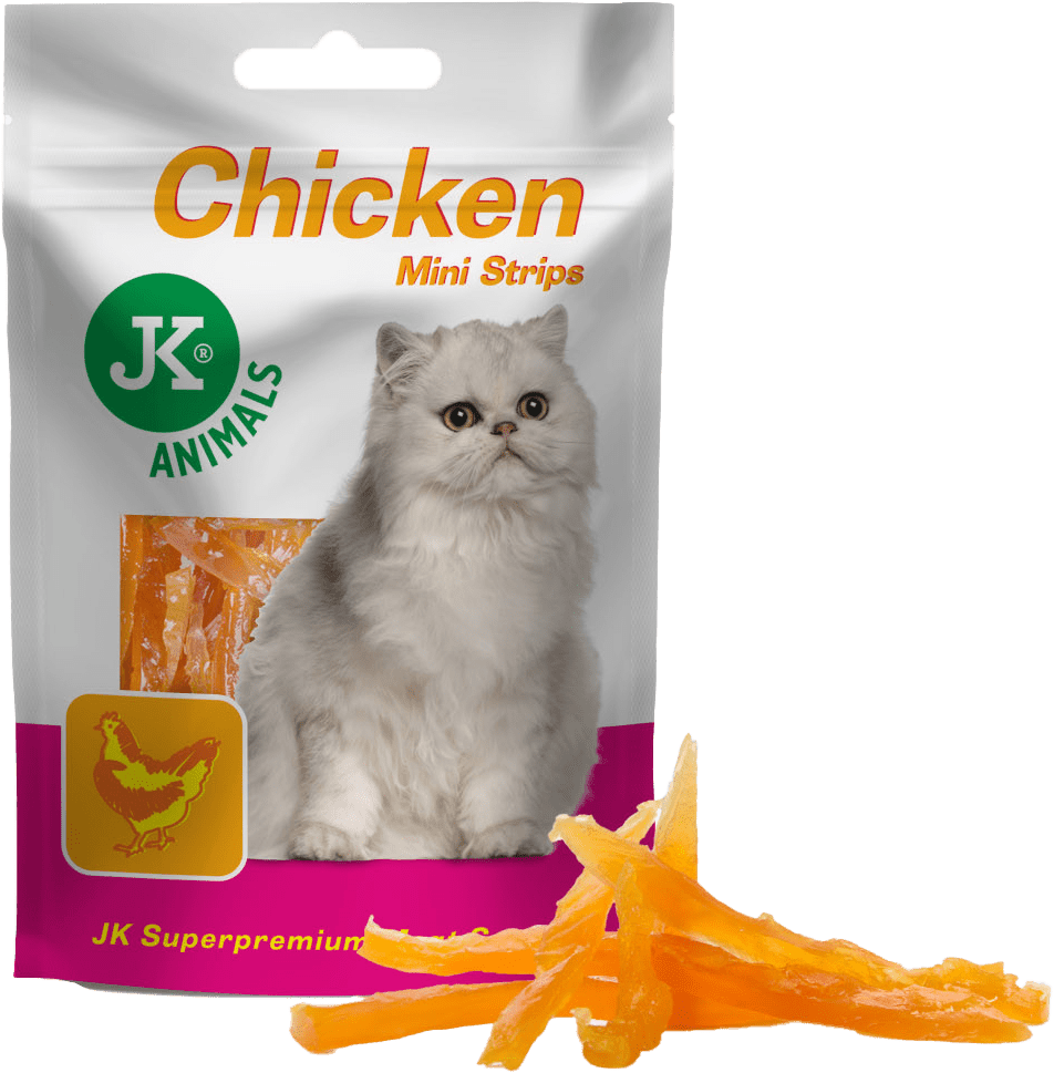 Pochoutka JK Animals Chicken Sticks pro kočky 50g