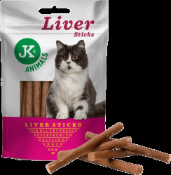 Pochoutka JK Animals Liver sticks pro kočky 50g