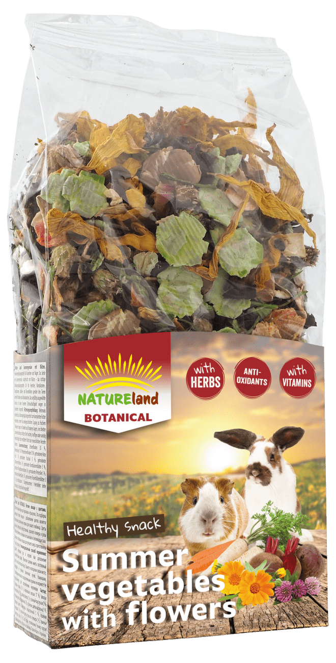 Pochoutka Nature Land Botanical letní zelenina s květy 100g