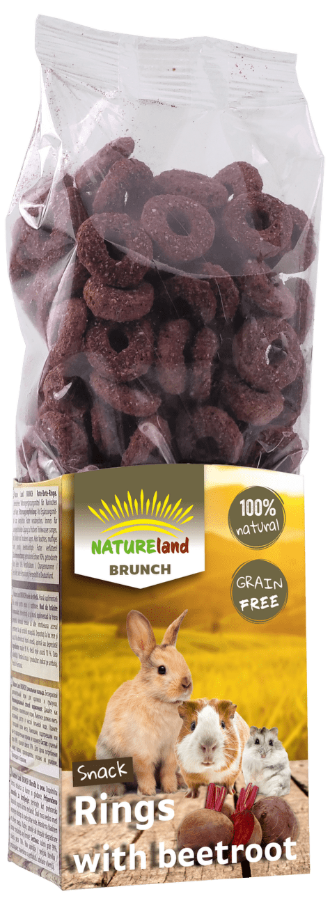 Pochoutka Nature Land Brunch kroužky s červenou řepou 105g