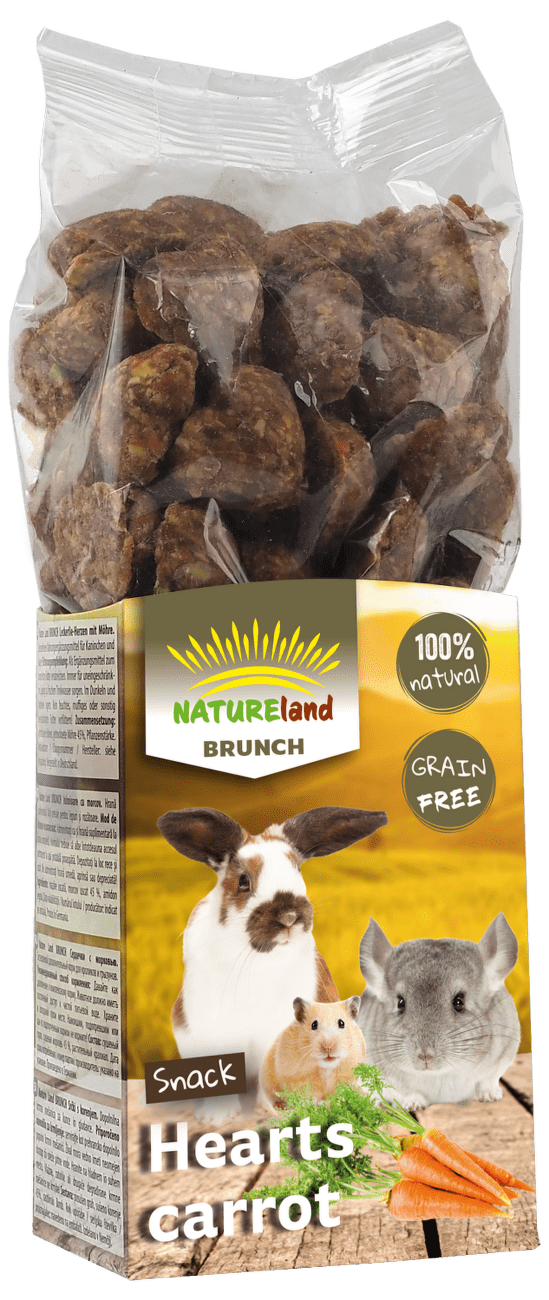 Pochoutka Nature Land Brunch srdíčka mrkev 150g