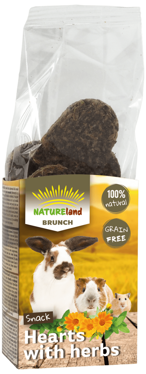 Pochoutka Nature Land Brunch srdíčka s bylinkami 105g