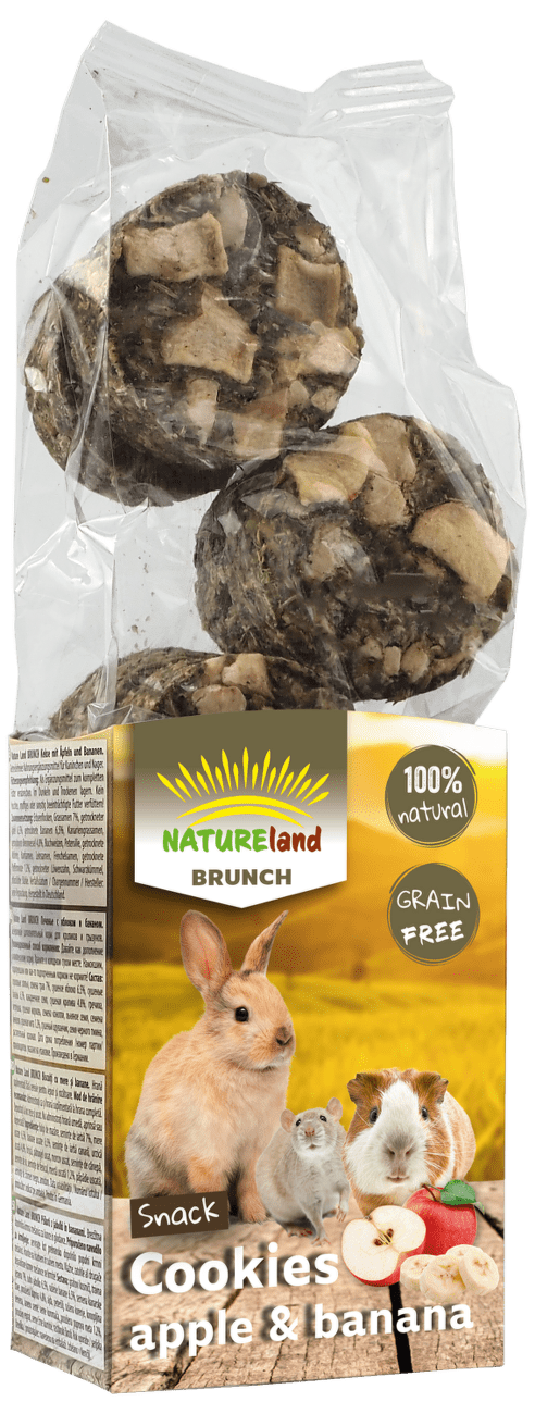 Pochoutka Nature Land Brunch sušenky jablko a banán 120g