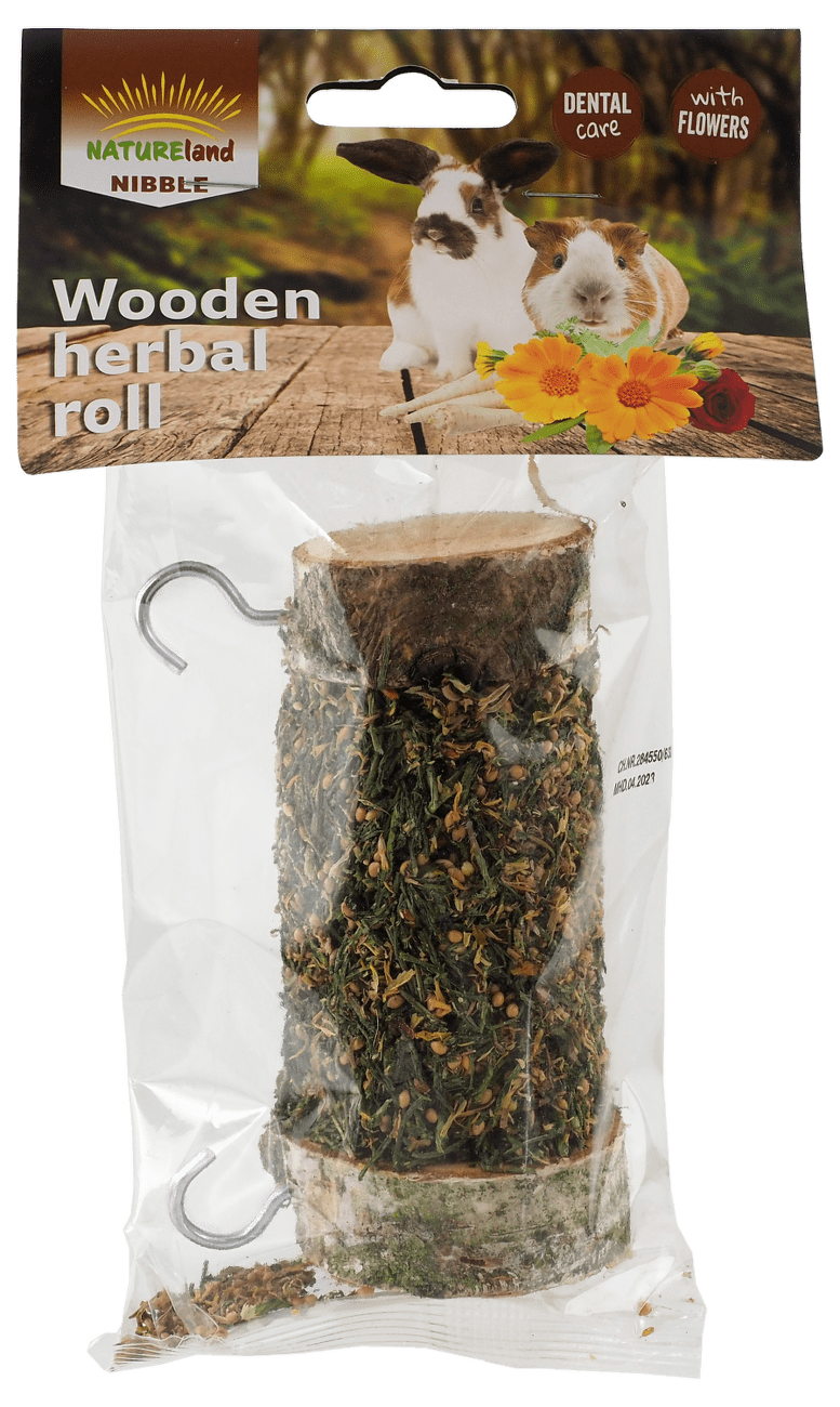 Pochoutka Nature Land Nibble válec s bylinkami 120g