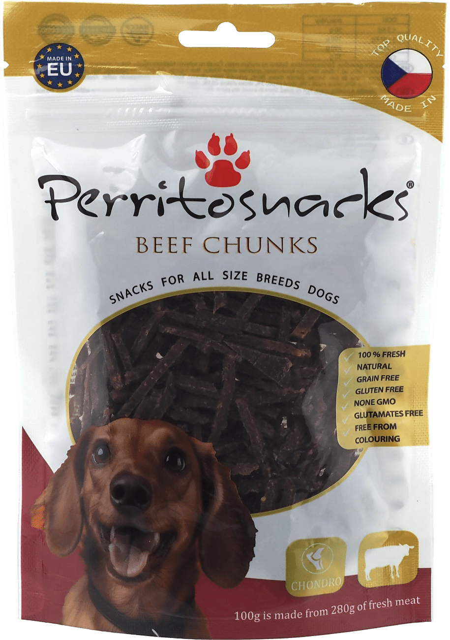 Pochoutka Perrito Beef Chunks 100g