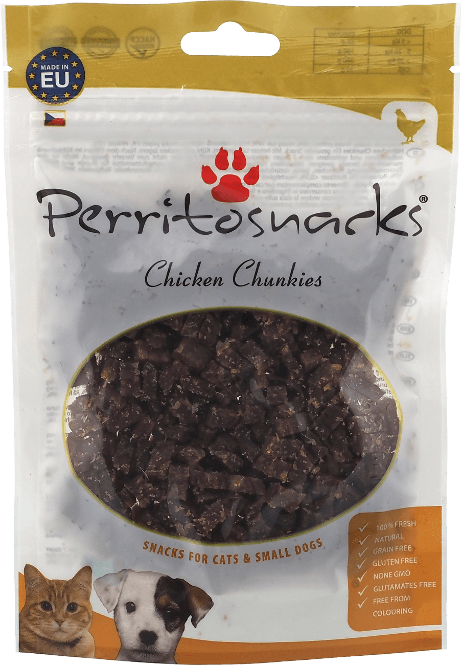 Pochoutka Perrito Chicken Chunkies 100g