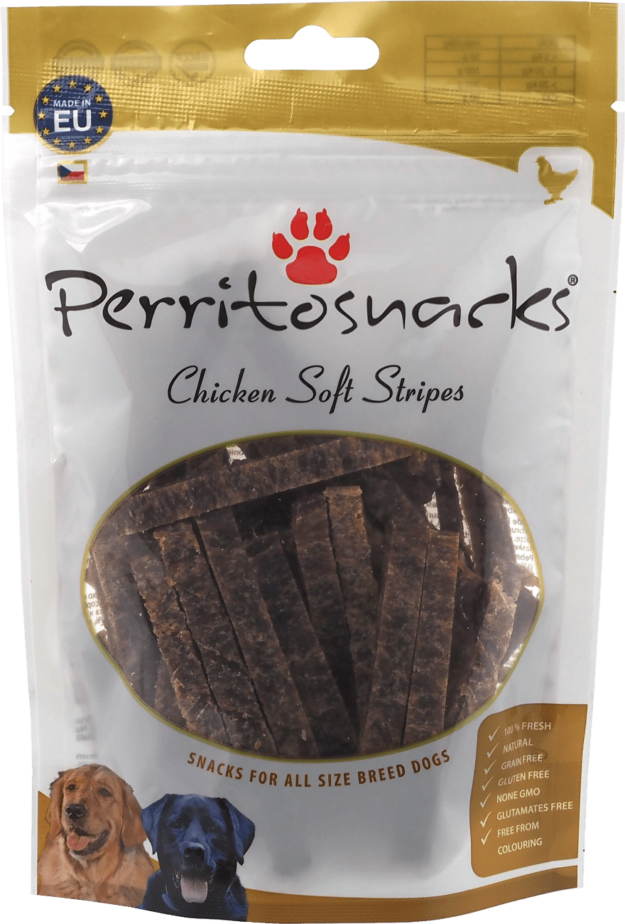 Pochoutka Perrito Chicken Soft stripes 100g