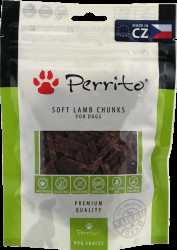 Pochoutka Perrito sušené jehněčí kousky pro psy 100 g
