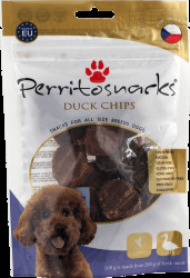 Pochoutka Perrito sušené kachní chipsy pro psy 100 g