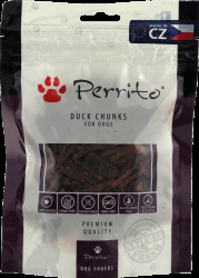 Pochoutka Perrito sušené kachní kousky pro psy 100 g