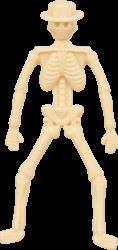 Pochoutka pro psy Trixie Halloween kostlivec s kuřecím prsem 20 g