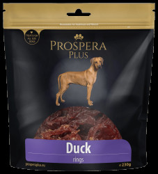 Pochoutka Prospera Plus kachní kroužky 230g