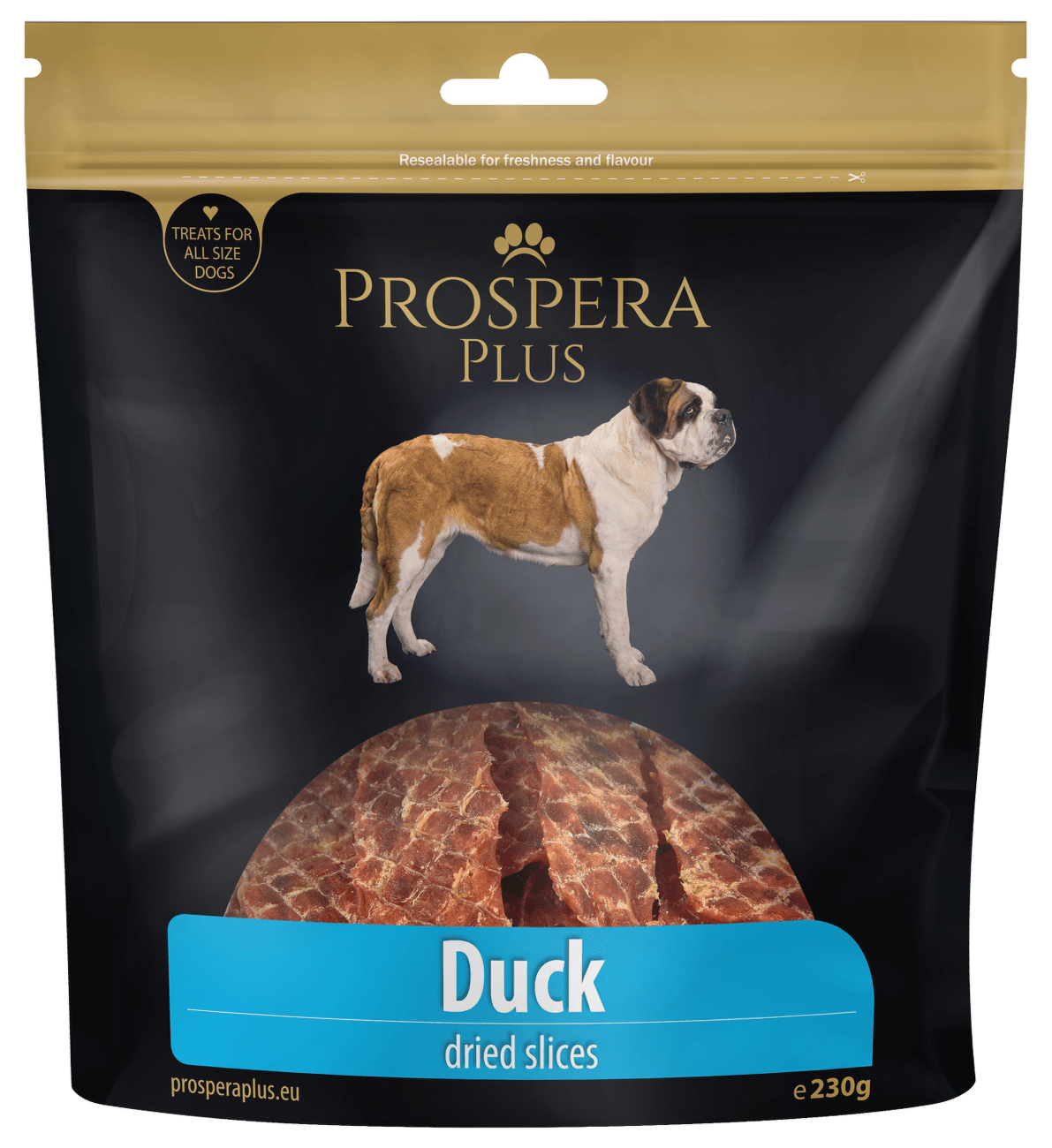 Pochoutka Prospera Plus plátky kachního masa 230g