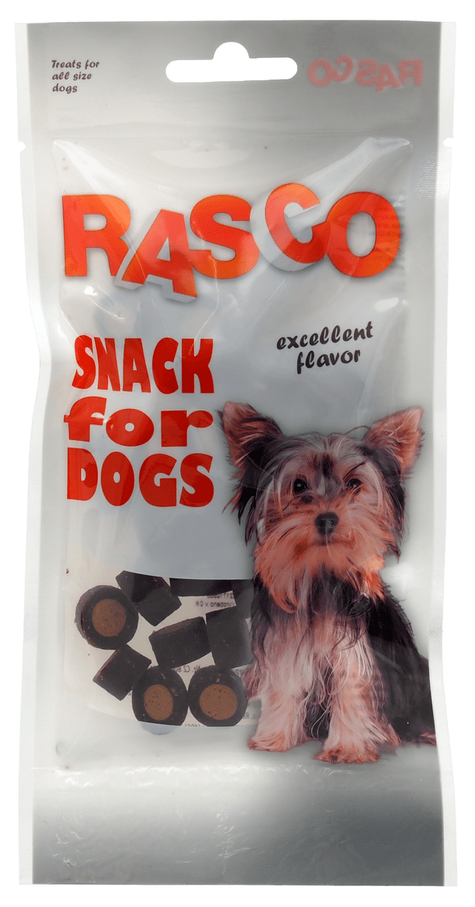Pochoutka Rasco kolečka losos 50g