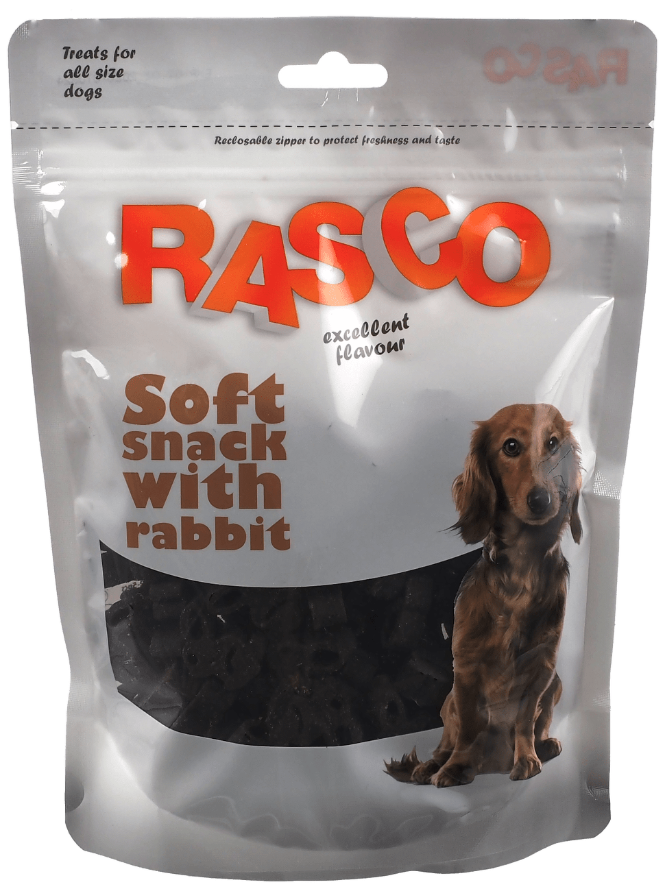 Pochoutka Rasco Měkký pamlsek s králičím 3cm 400g