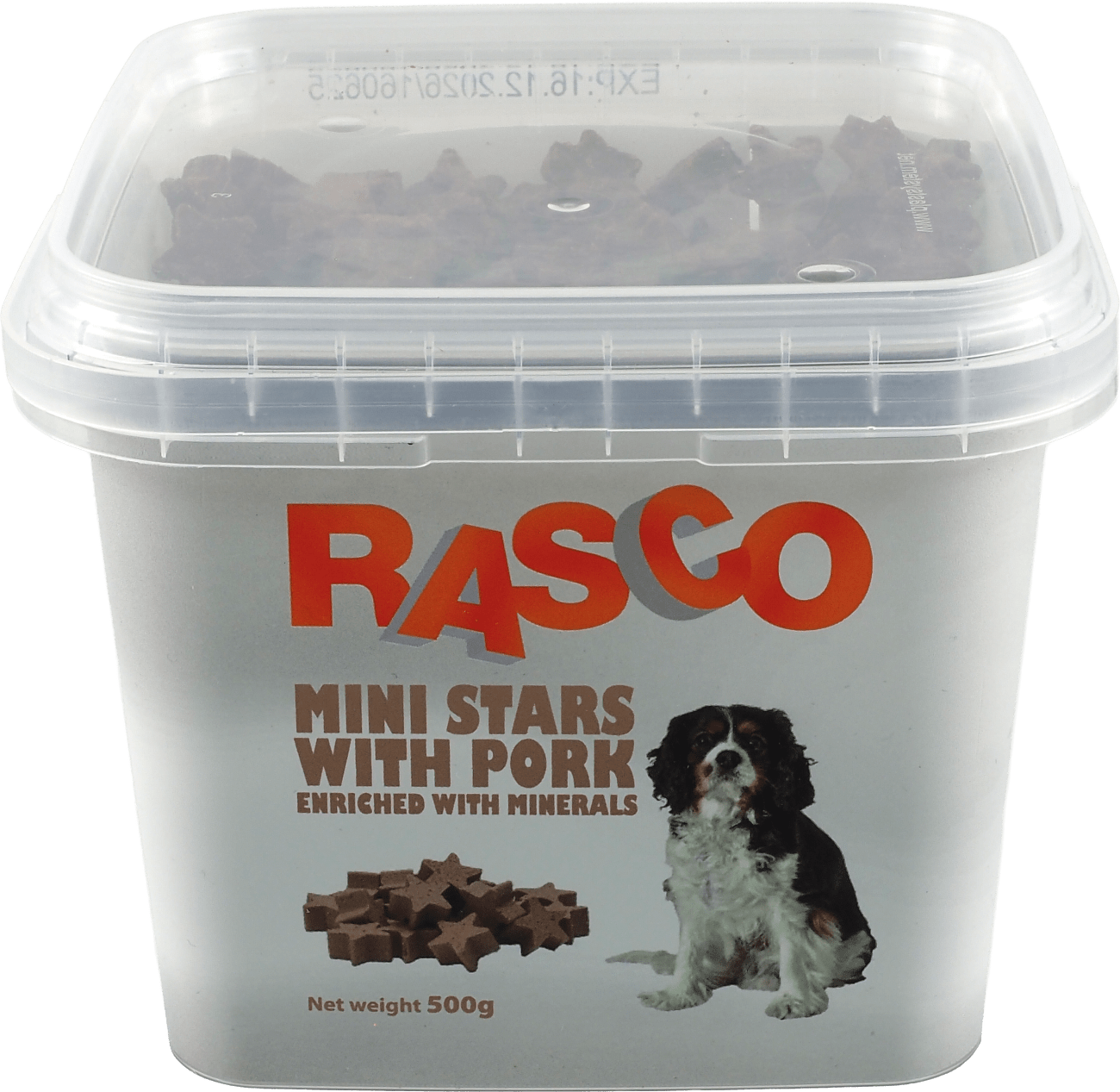 Pochoutka Rasco mini hvězdičky s vepřovým a minerály 0,7cm 500g