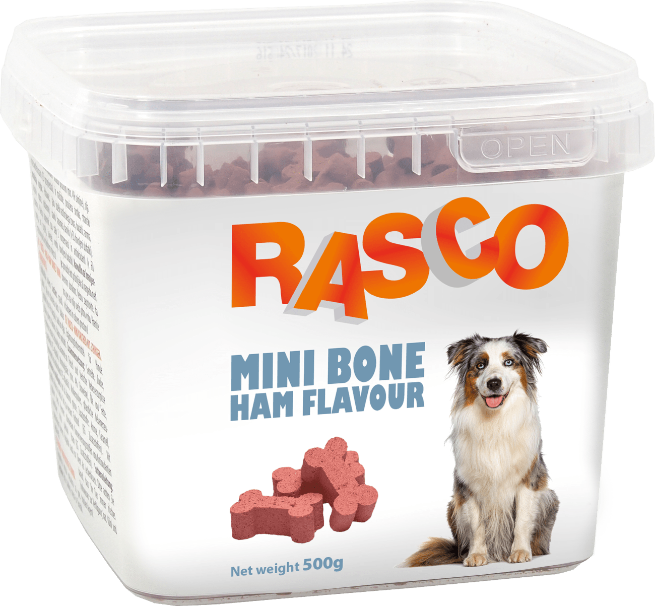 Pochoutka Rasco mini kostičky šunkové 2cm 500g