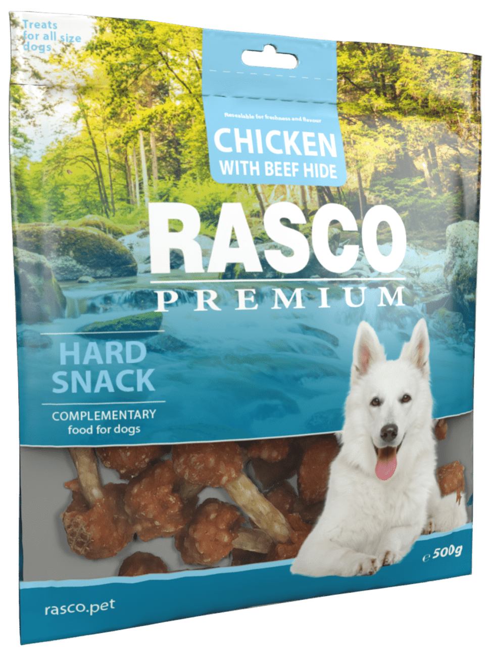 Pochoutka Rasco Premium paličky s kuřecím masem 500g