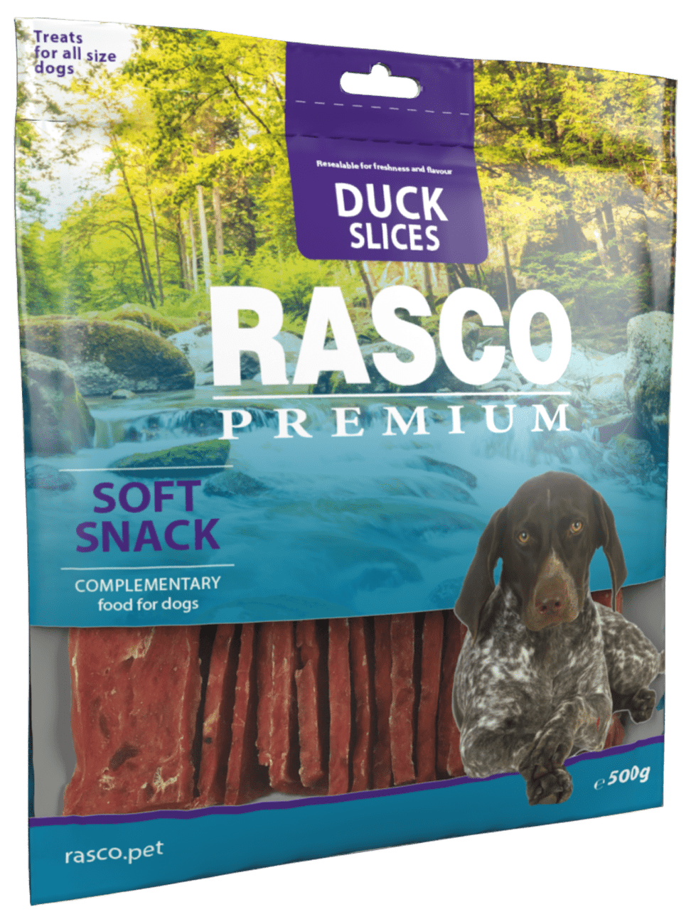 Pochoutka Rasco Premium plátky kachního masa 500g