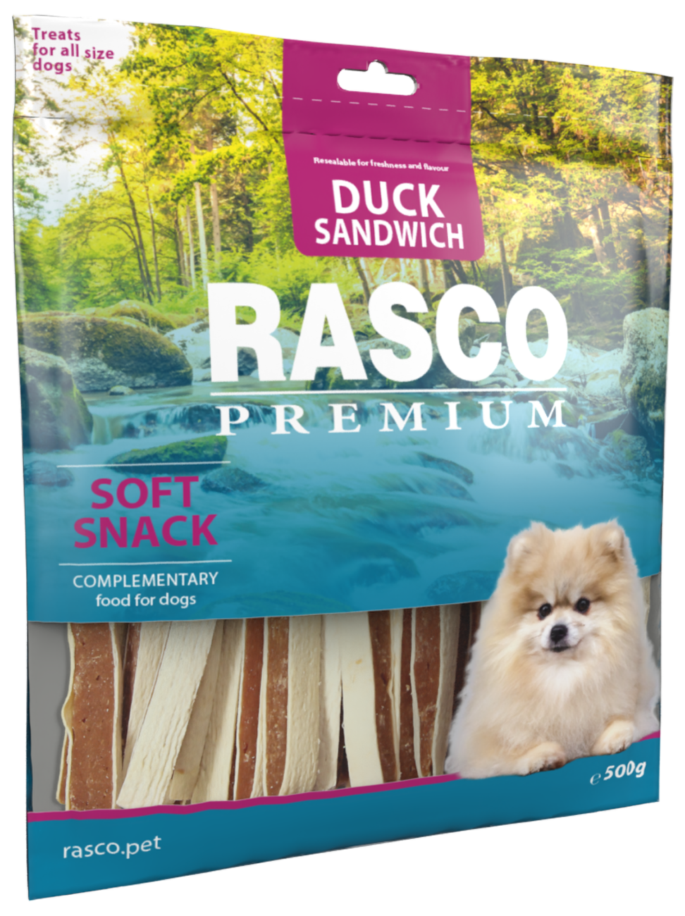 Pochoutka Rasco Premium sendviče z kachního masa 500g
