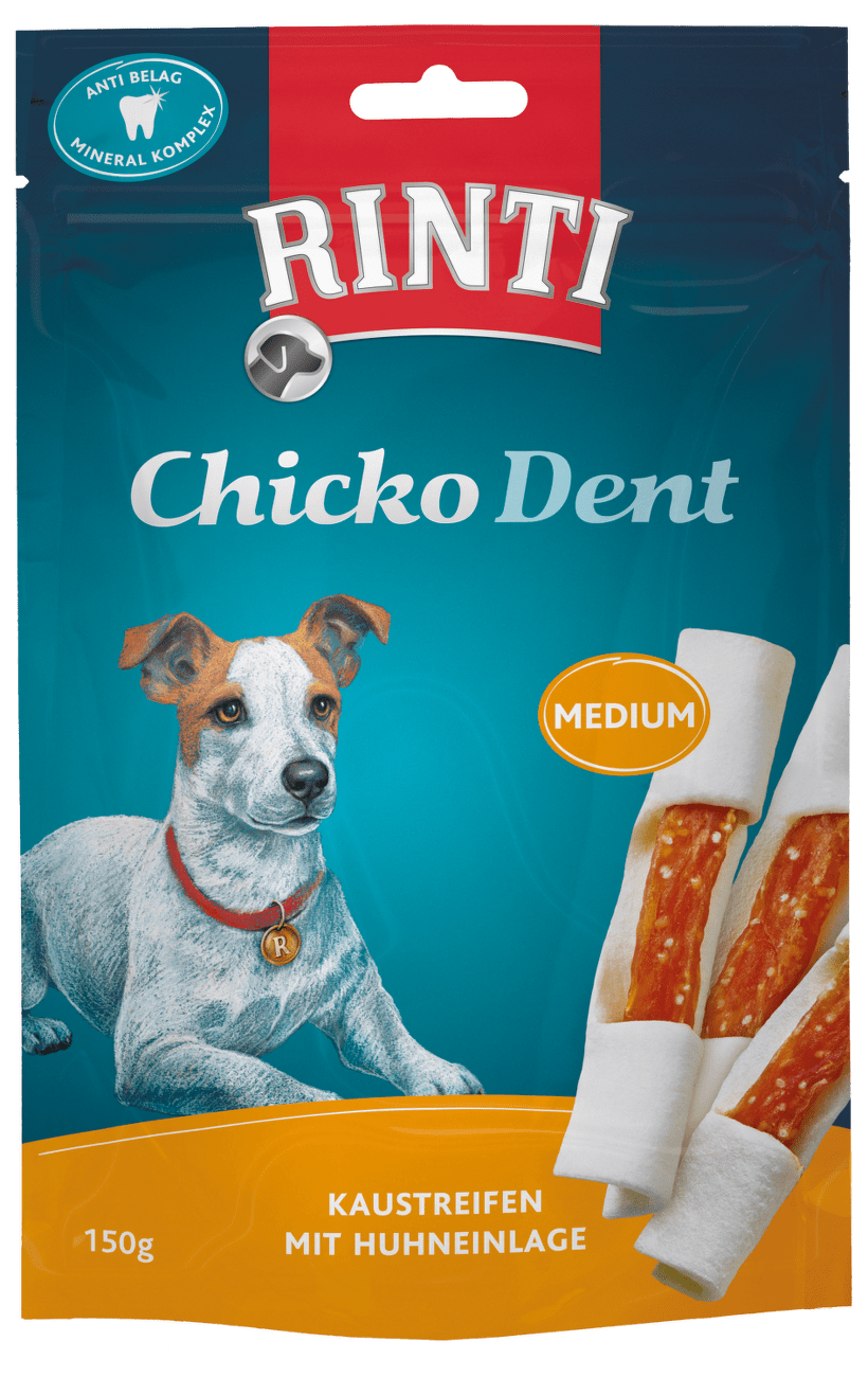 Pochoutka Rinti Chicko Dent Medium kuře 150g