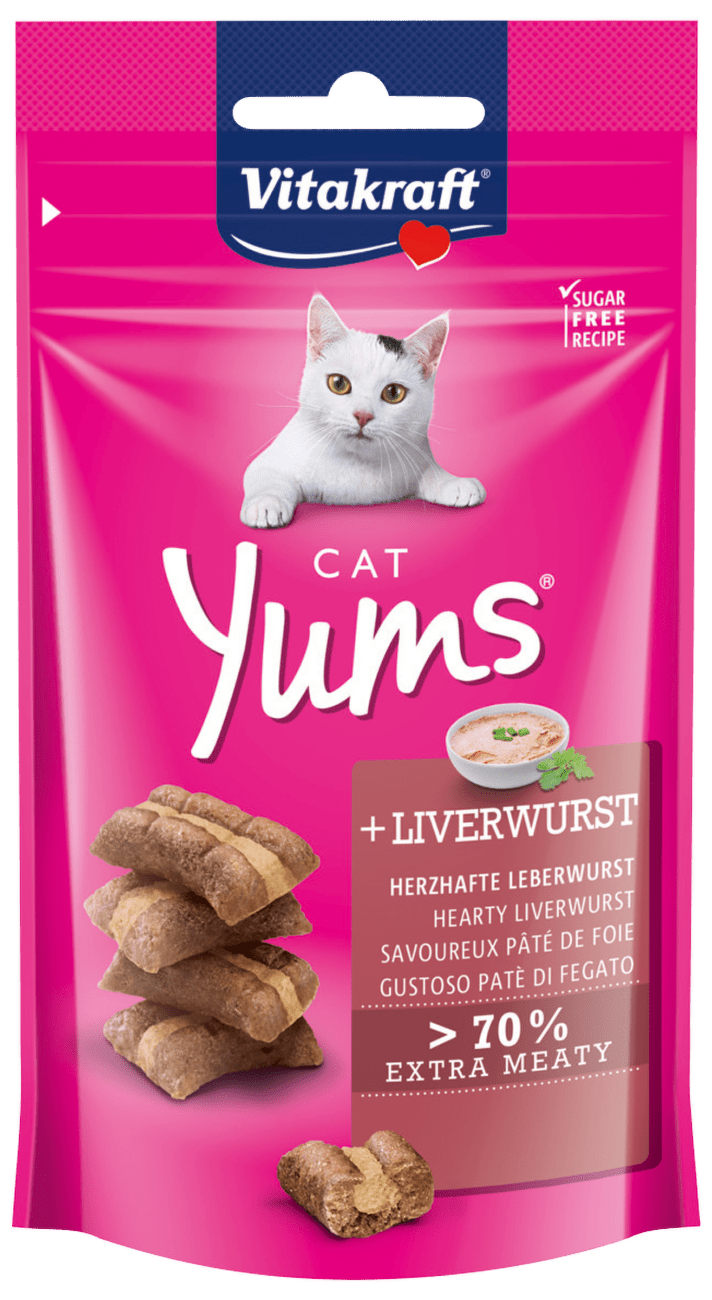Pochoutka Vitakraft Cat Yums s játrovkou 40g