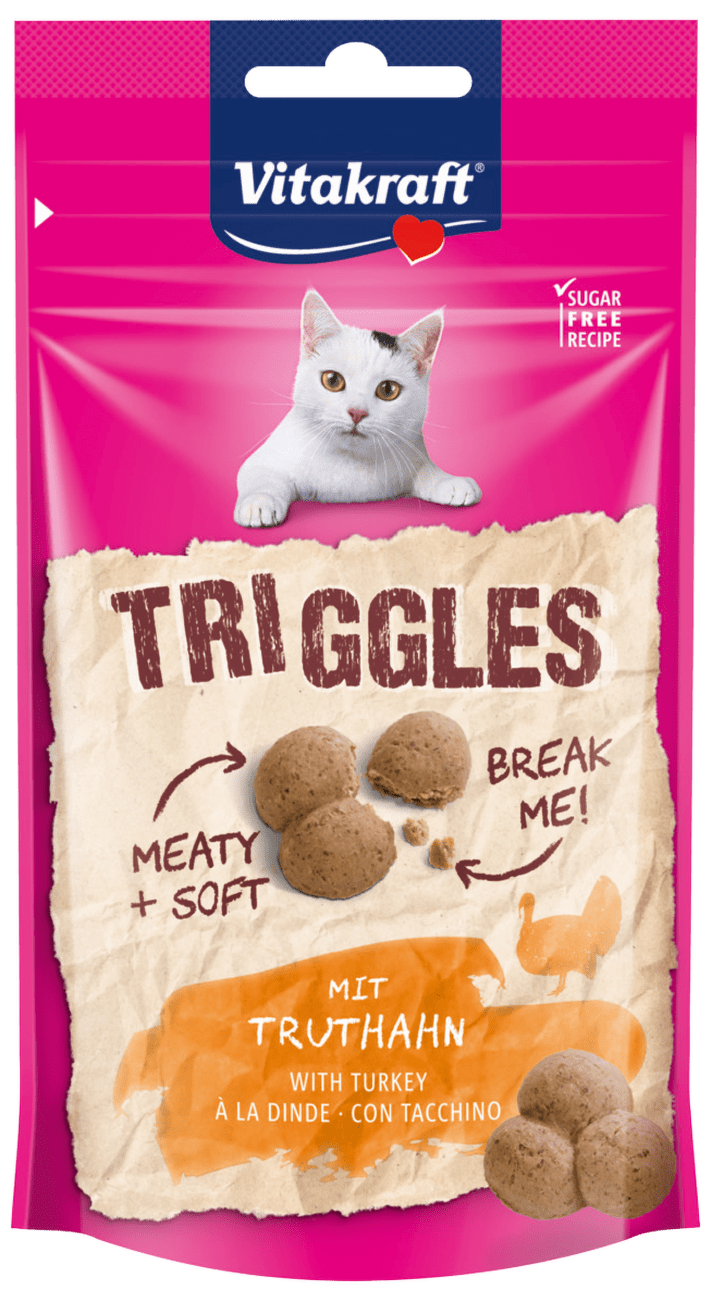 Pochoutka Vitakraft Triggles s krůtím 40g