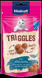 Pochoutka Vitakraft Triggles s lososem 40g