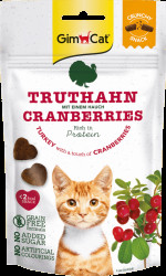 Pochoutky GimCat Crunchy Snacks krůta s brusinkami 50 g