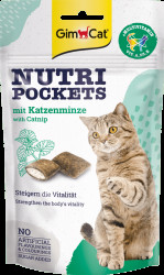 Pochoutky GimCat Nutri Pockets s catnipem 60 g