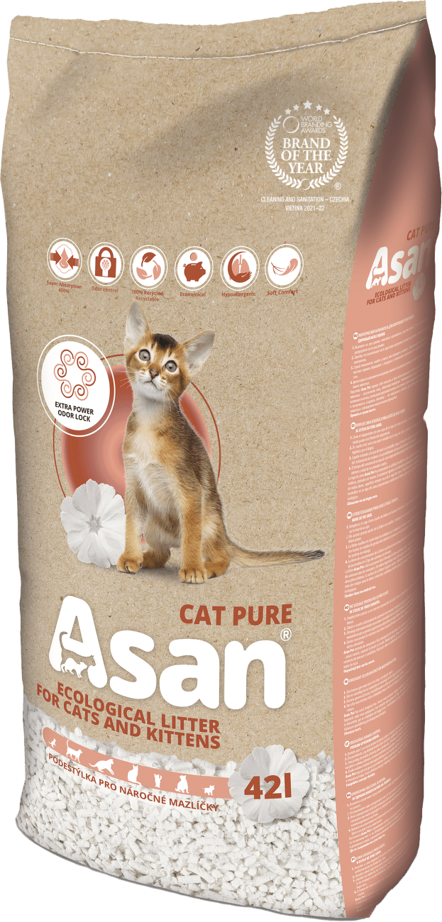 Podestýlka Asan Cat Pure 42l