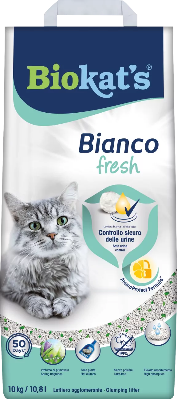 Podestýlka Biokat's Bianco Fresh Control 10 kg