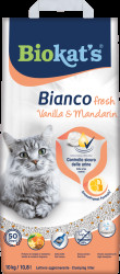 Podestýlka Biokat's Bianco Fresh vanilka a mandarinka 10 kg