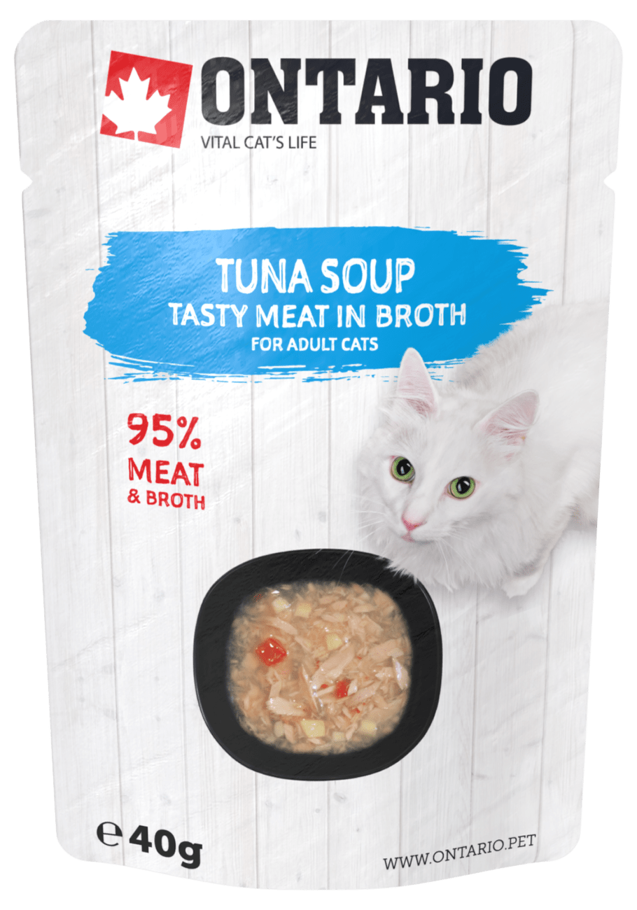 Polévka Ontario Cat Soup Tuna with vegetables 40g