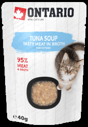 Polévka Ontario Kitten Soup Tuna, Rice & Vegetable 40g