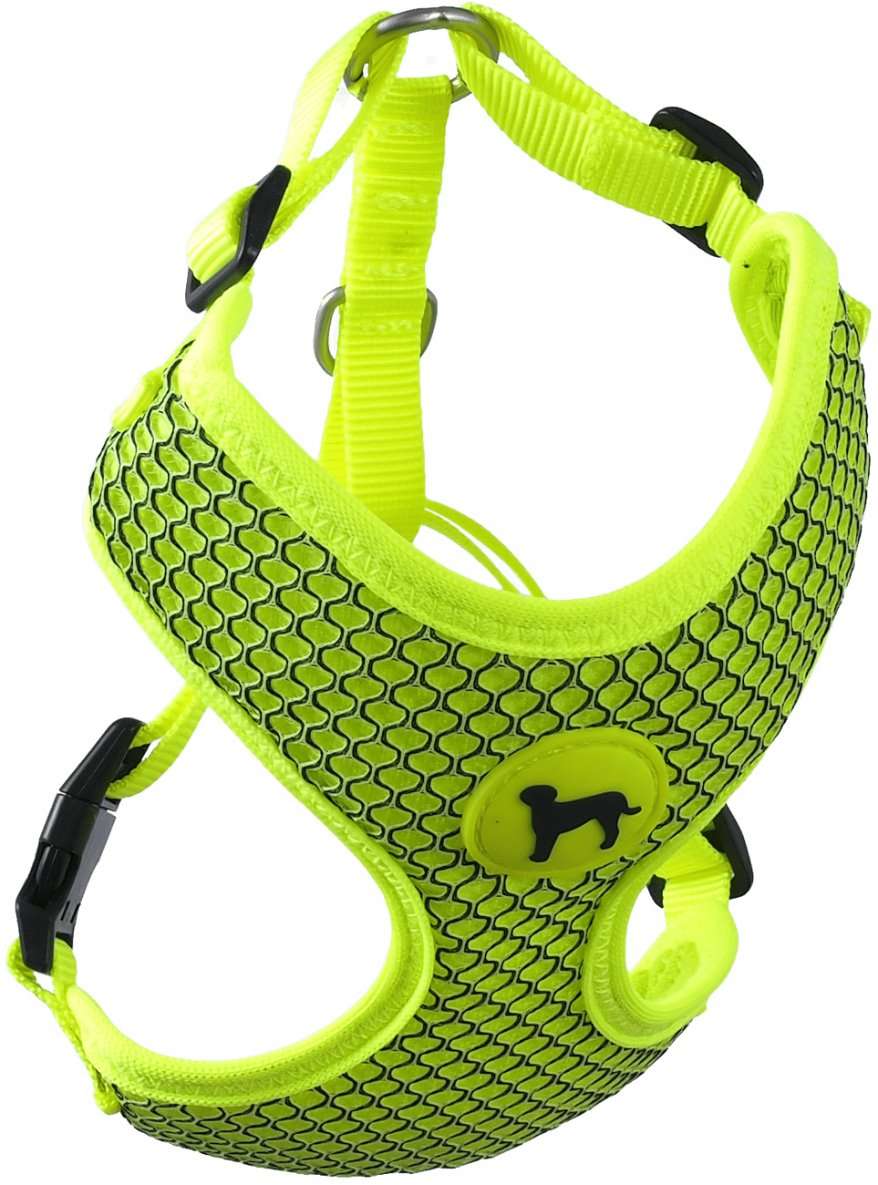 Postroj Active Dog Mellow L limetka 2x45-65cm