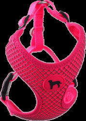 Postroj Active Dog Mellow M růžový 1,5x40-55cm