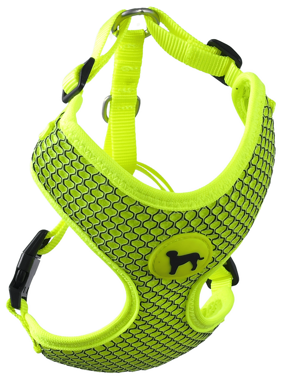 Postroj Active Dog Mellow S limetka 1,5x35-47cm