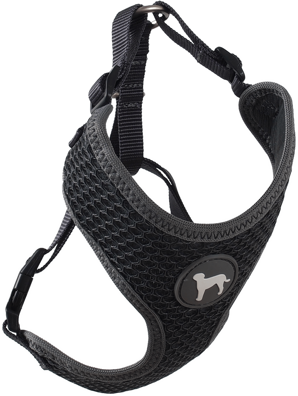 Postroj Active Dog Mellow XS šedý 1,5x30-40cm