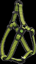 Postroj Active Dog Premium M limetka 2x53-77cm