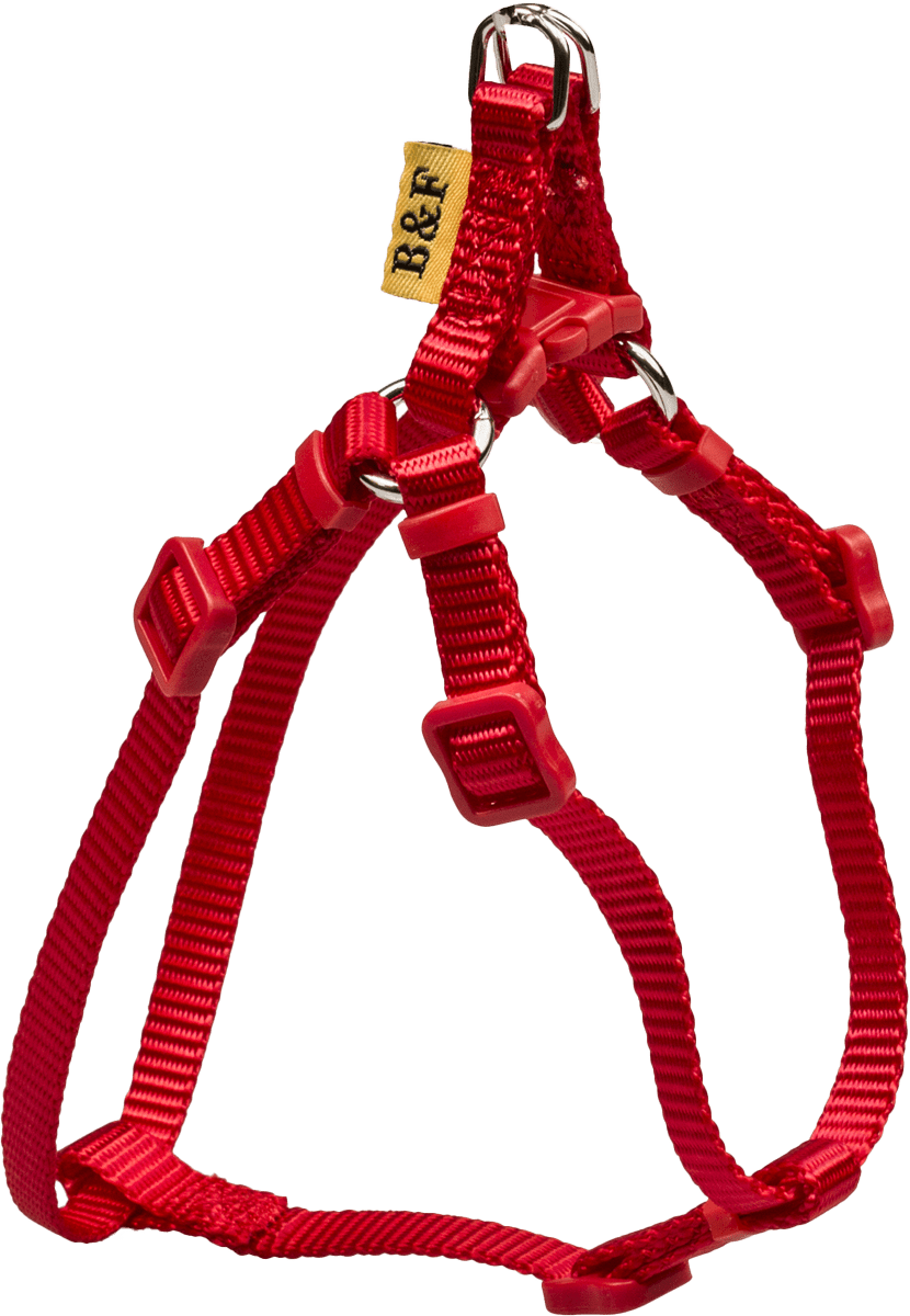 Postroj BaF nylon červený 1x26-38cm