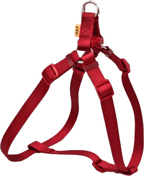 Postroj BaF nylon červený 2,5x58-90cm