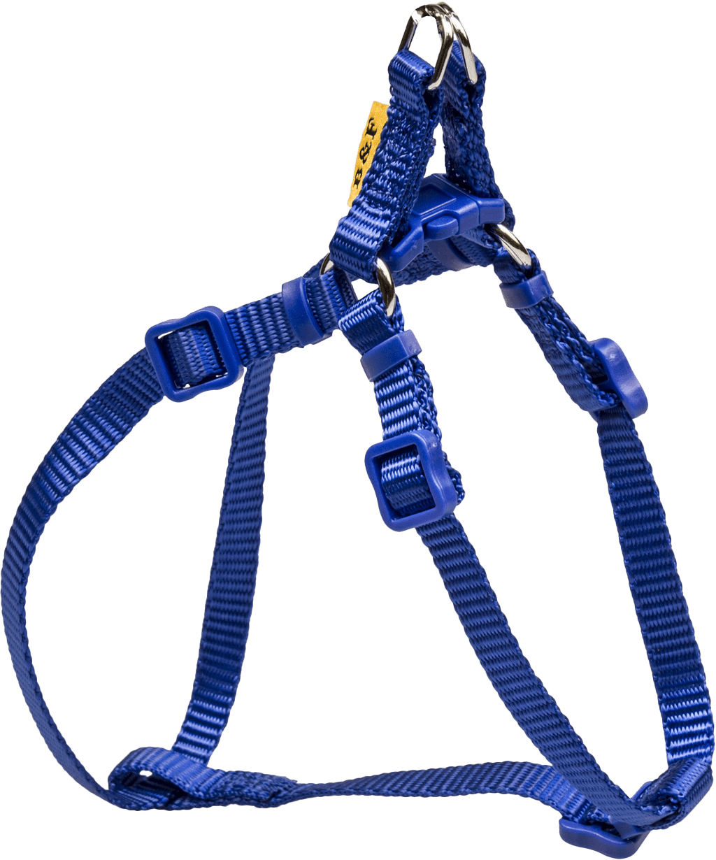Postroj BaF nylon modrý 1x26-38cm
