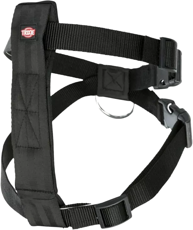 Postroj do auta Trixie M 50-70cm černý