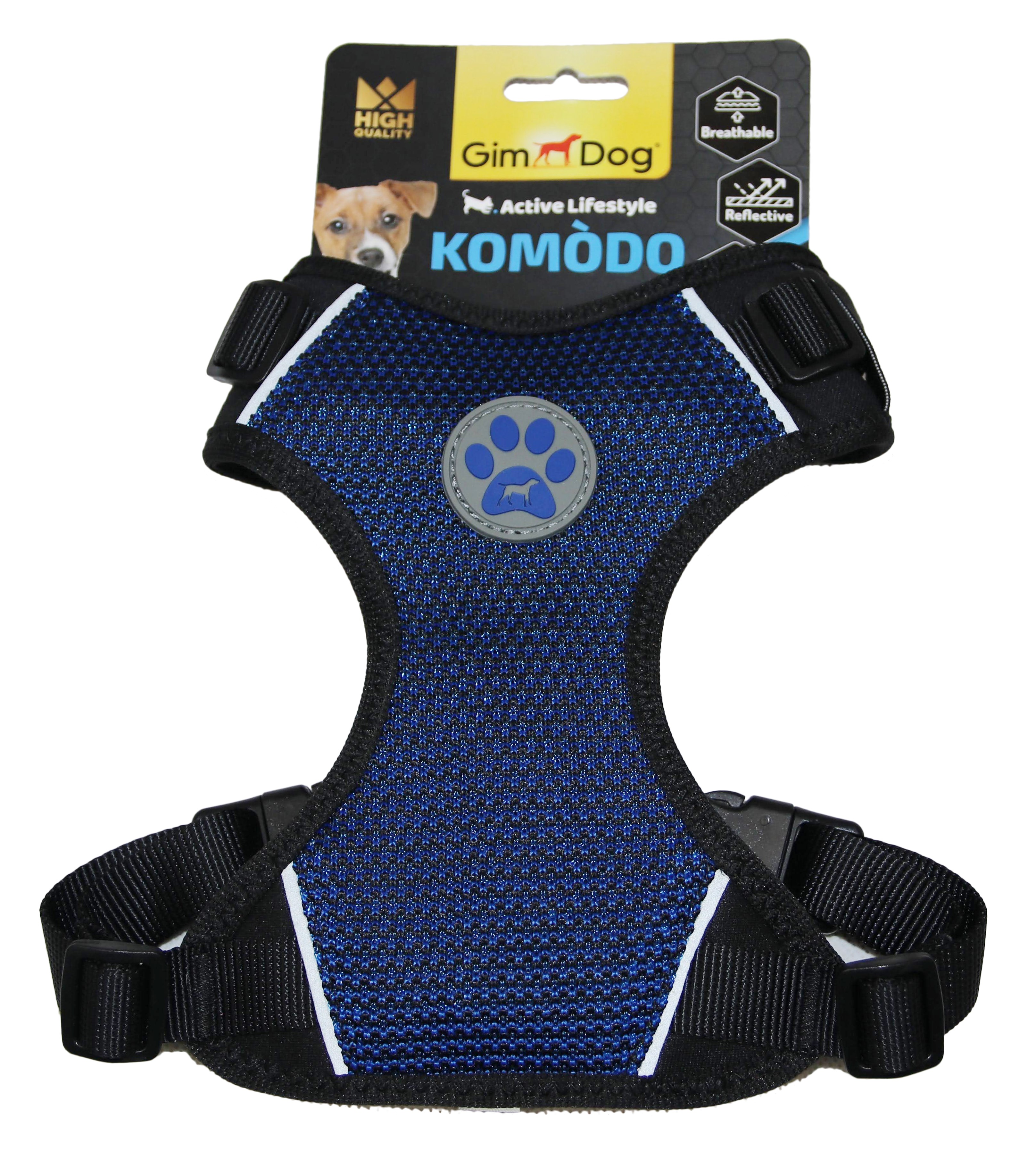 Postroj Gimborn Komodo M 45 - 65 cm modrý