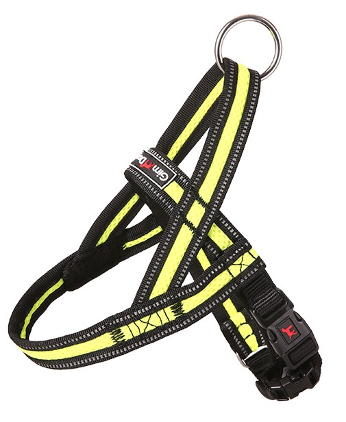 Postroj GimBorn Mesh Y 2,5 x 60 64 - 80 cm žlutý