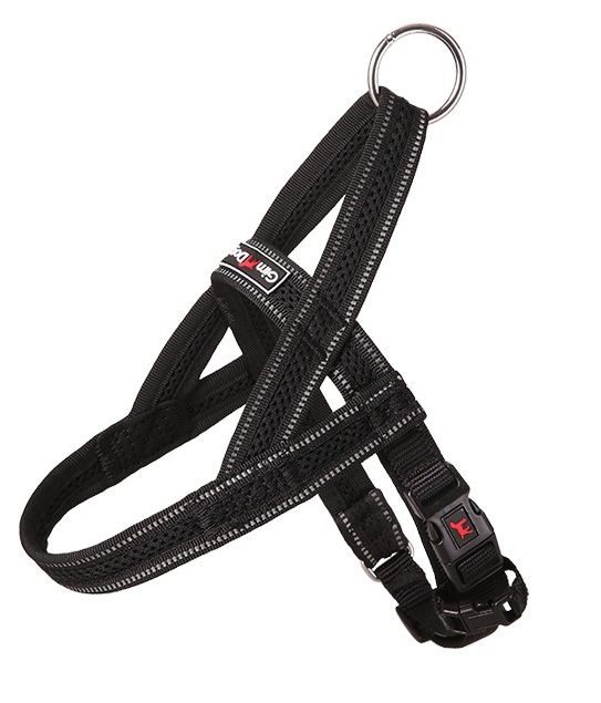 Postroj GimBorn Mesh Y 2,5x70 72-90 cm černý